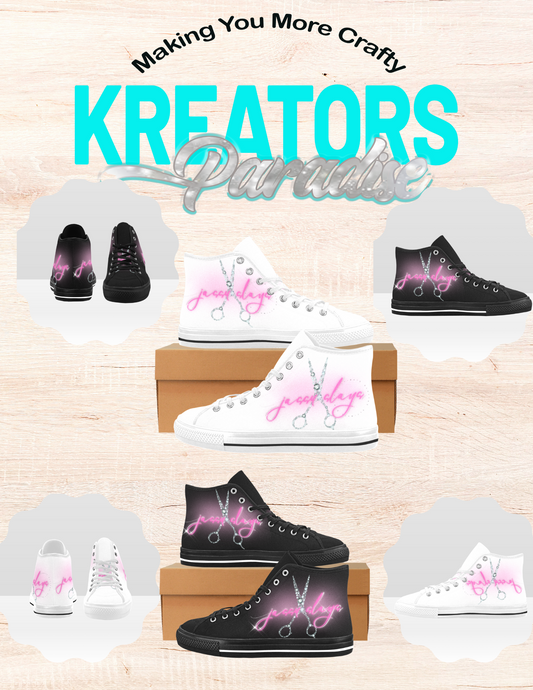 Custom Converse Style Shoes (adults women)
